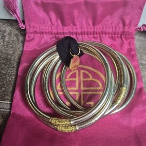 Budhagirl Etoile All Weather Bangles® (Set of 6) - Serenity Prayer Size XL